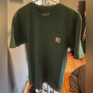 Mens Green Carhartt t-shirt